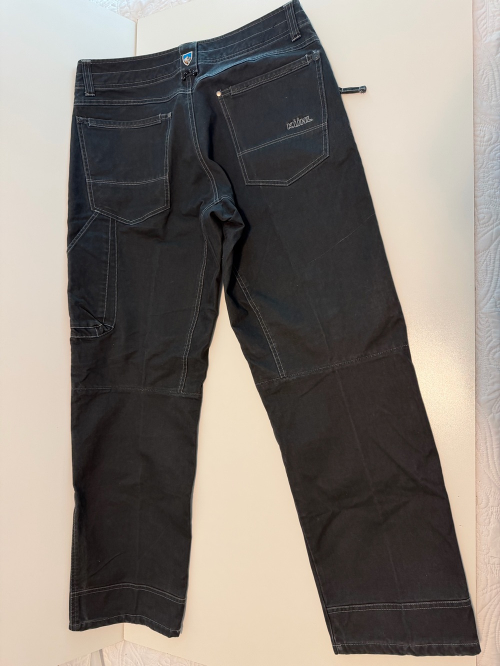 Kuhl Men's Black Straight-Leg Utility Jeans